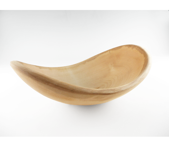 Wood Bowls, 11" Arc Shaped  Alaskan Birch